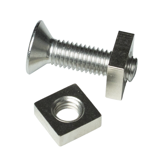 Square nut for screw / plate