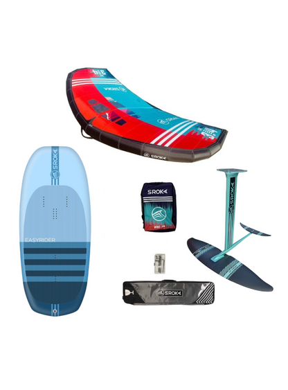 Sroka Easyrider wingfoil pack met board, S-Foil 1750 V2 en Wing V4 5m2