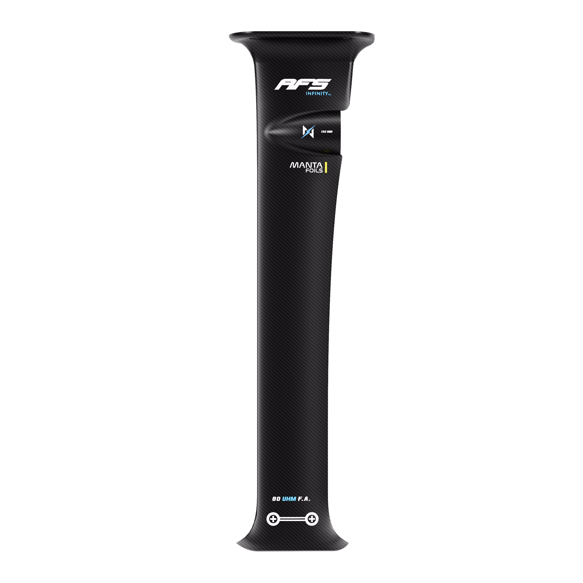 INFINITY 80 foil-assist mast with integrated Manta Foils pod