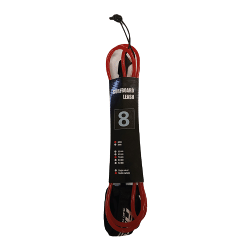 Red and black cord with black end